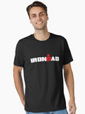 IronDad Triathlon Dad Triathlete Daddy Essential T Shirt T Shirt | Comfort Fit | Daily Wear Favorite