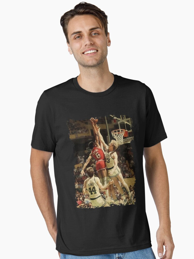 Larry sport bird vs Julius Erving Essential T Shirt T Shirt Trending US Gift Ready
