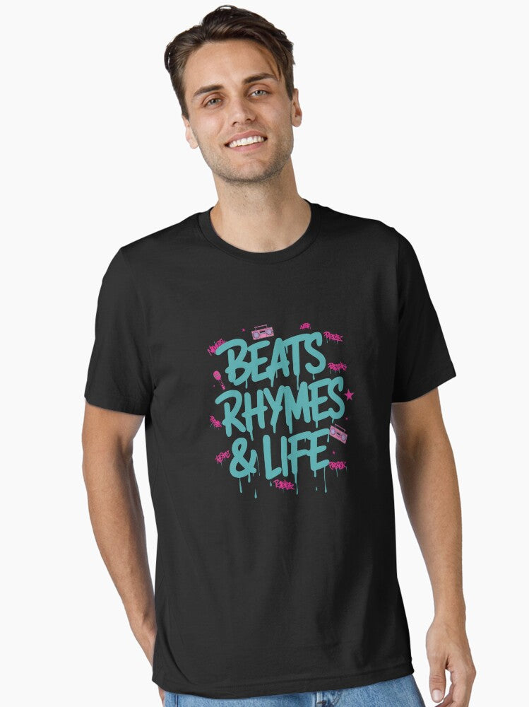 Beats Rhymes And Life The Hip Hop Cypher Squad's Mission Essential T-shirt | Trendy Graphic Tee | Casual Unisex T-shirt
