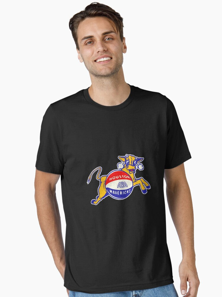 Defunct Houston Mavericks Basketball Team Essential T Shirt T Shirt Premium Print Limited Drop Feel