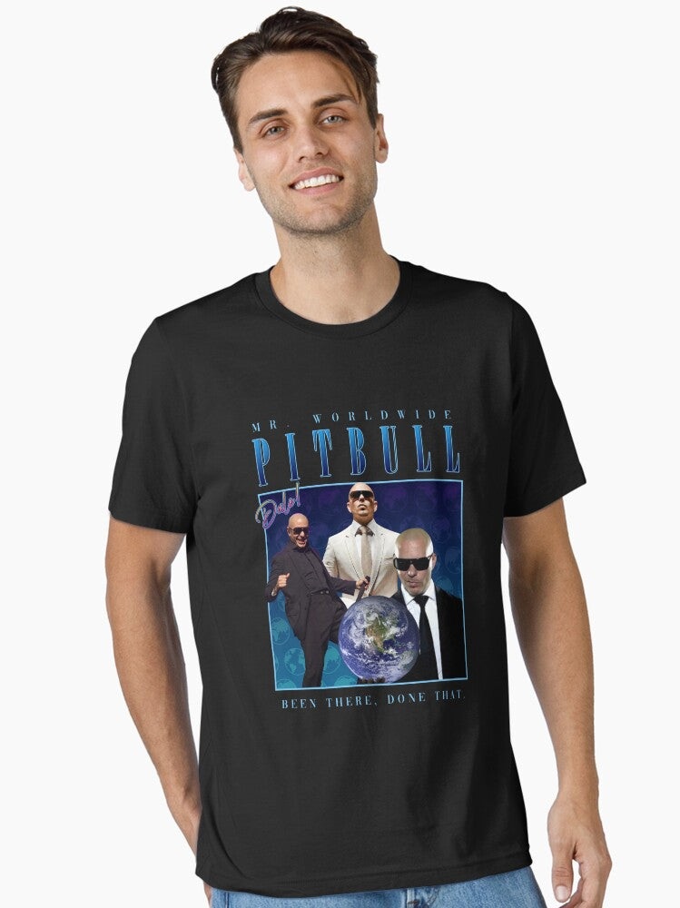 pitbull homage shirt parody Essential T Shirt T Shirt Best Seller Look High CTR Pick