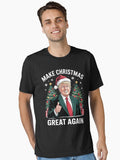 Make Christmas Great Again Santa Trump Men Xmas Essential T-Shirt