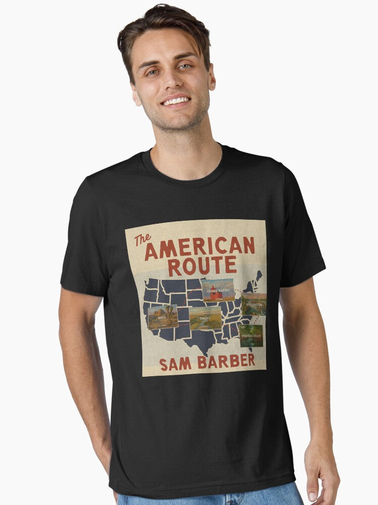 sam barber american route tour 2026 isenglah Essential T-Shirt | Premium Unisex T-Shirt, Trending Graphic Tee