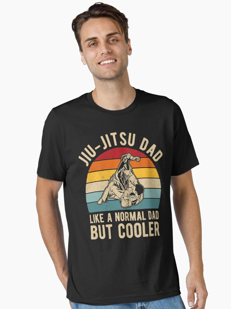 Retro Jiu Jitsu Dad BJJ Men Father Vintage Essential T Shirt T Shirt | Best Seller Look | Fan Favorite