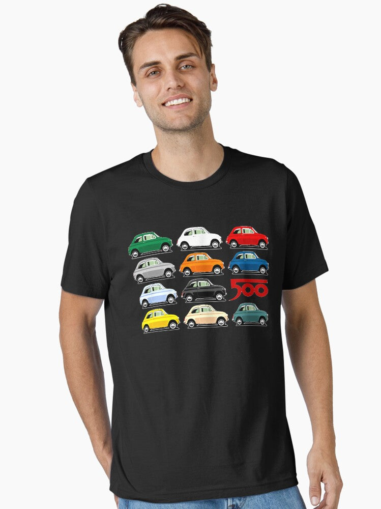 Fiat 500 Side View Classic Shirt Hoodie 2 Classic T Shirt Essential T-Shirt