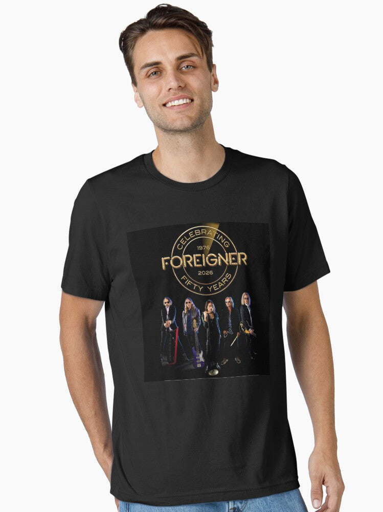 50th Anniversary Foreigner Tour in 2026 Iseng Essential T-Shirt | Premium Unisex T-Shirt, Trending Graphic Tee