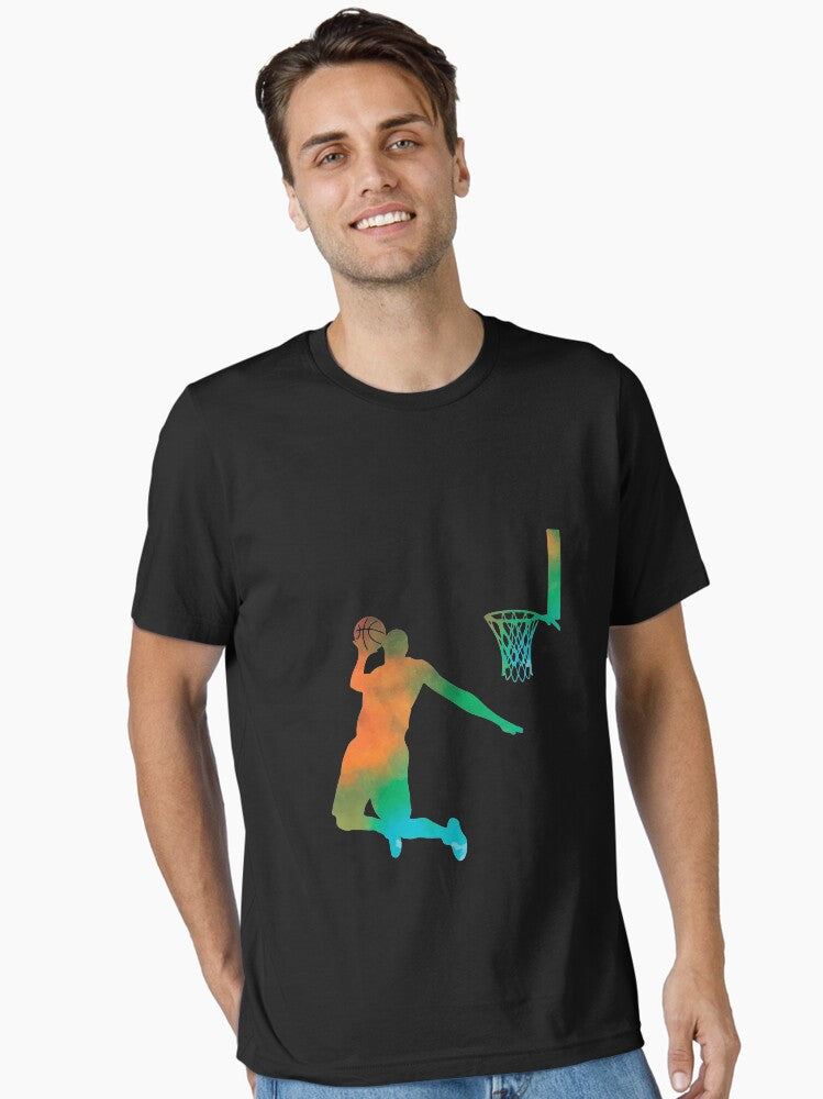 Basketball jersey vintage basketball player basketball player Essential T Shirt T Shirt Comfort Fit Hot Right Now