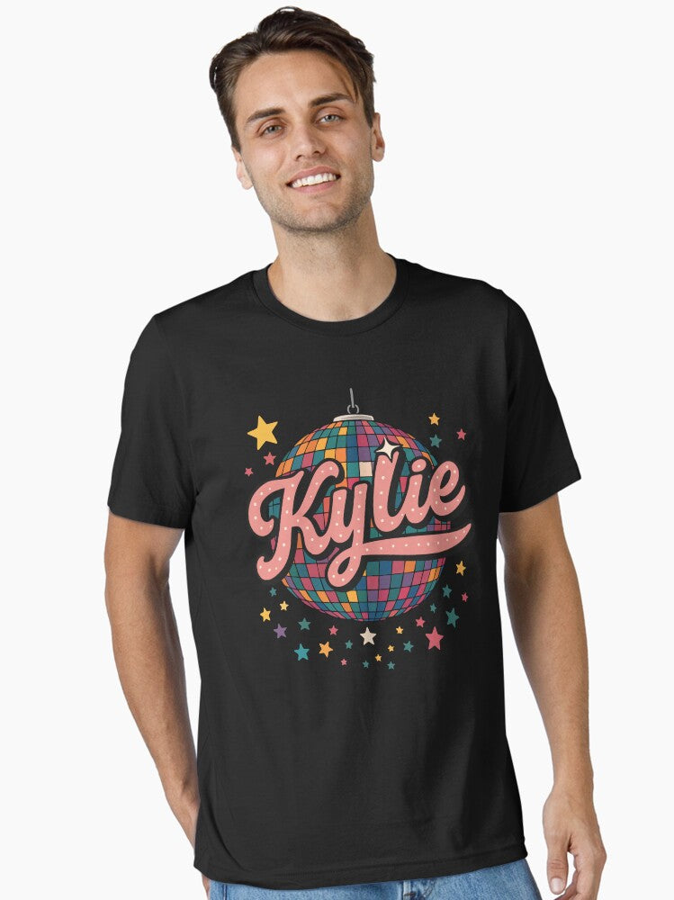 Kylie Retro Disco Style Vintage for Fan Essential T-Shirt | Premium Unisex T-Shirt, Trending Graphic Tee