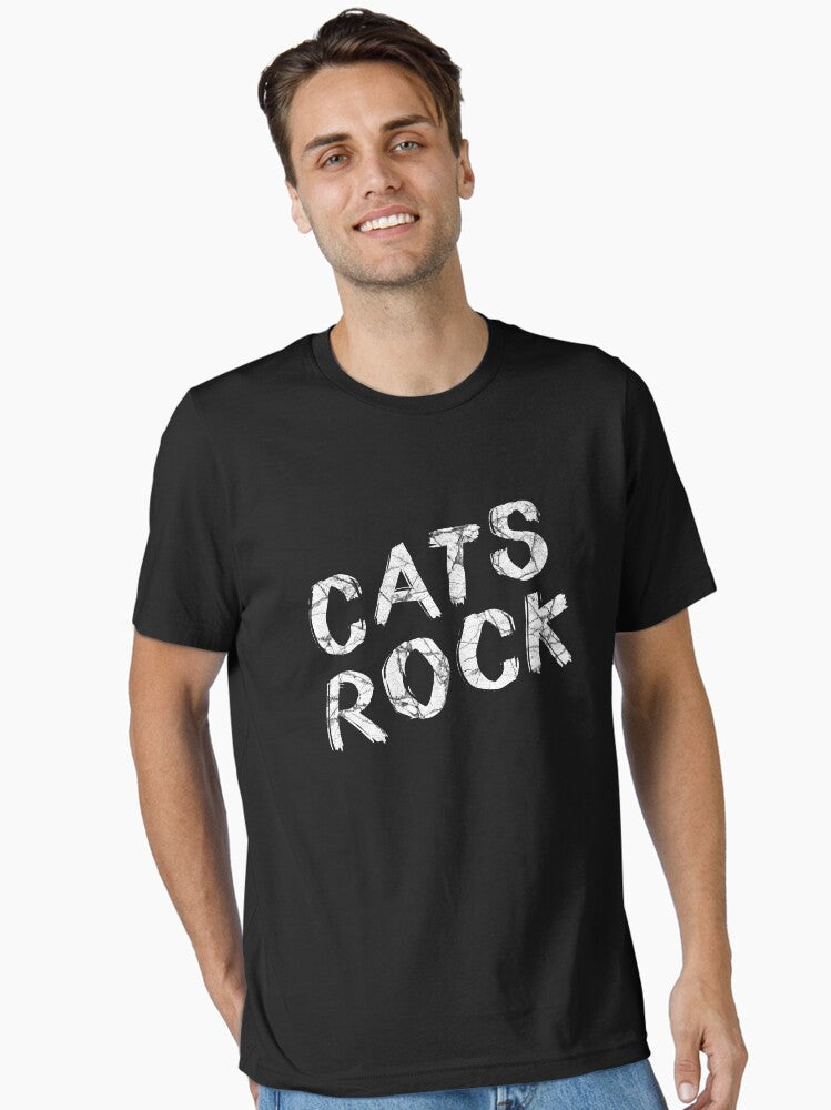 Cats Rock Rule And Are The Best Essential T-shirt | Trendy Graphic Tee | Casual Unisex T-shirt