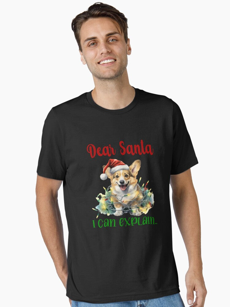 Dear Santa I Can Explain Corgi Essential T-Shirt
