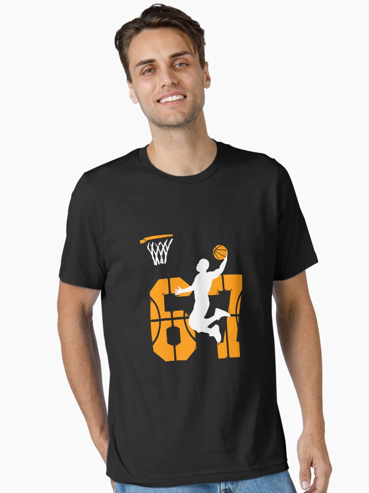 Funny 67 Basketball Meme Dunk Position Game Trendy Essential T Shirt T Shirt Streetwear Style Fan Favorite