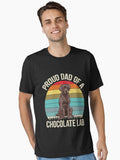 Best Chocolate Lab Dad Dog Lover Brown Labrador Retriever Shirt Essential T Shirt T Shirt | Comfort Fit | Fan Favorite