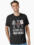 Rock Paper Scissors Teacher Shirt Nothing Beats 4rd Grade Essential T-shirt | Trendy Graphic Tee | Casual Unisex T-shirt