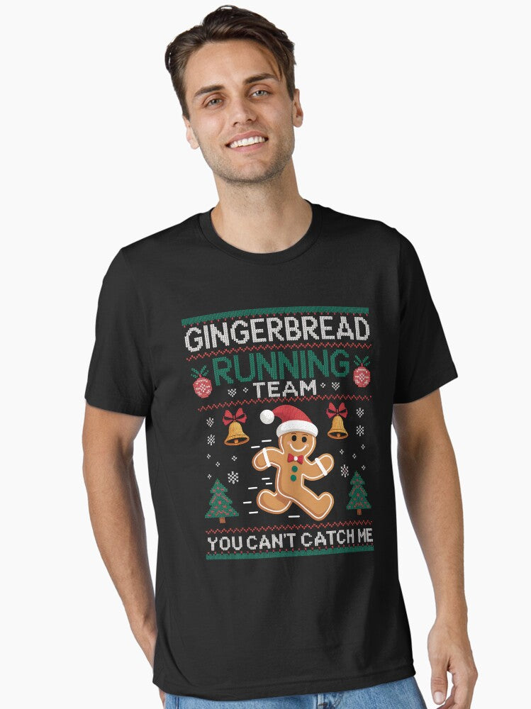Ugly Xmas Gingerbread Running Christmas Essential T-Shirt