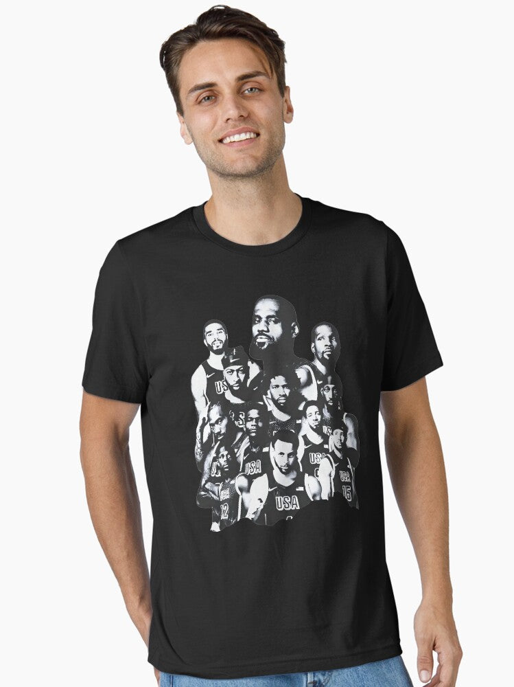 USA Basketball Team Paris Essential T Shirt T Shirt Trending US Gift Ready