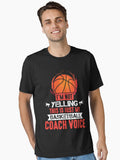Basketball Coach Voice Essential T Shirt T Shirt High Search Demand Daily Wear