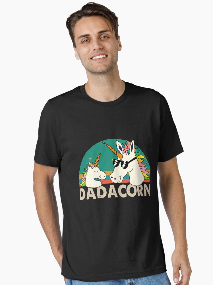 Dadacorn Dad Unicorn Vintage Essential T Shirt T Shirt | Premium Quality | US Hot Search