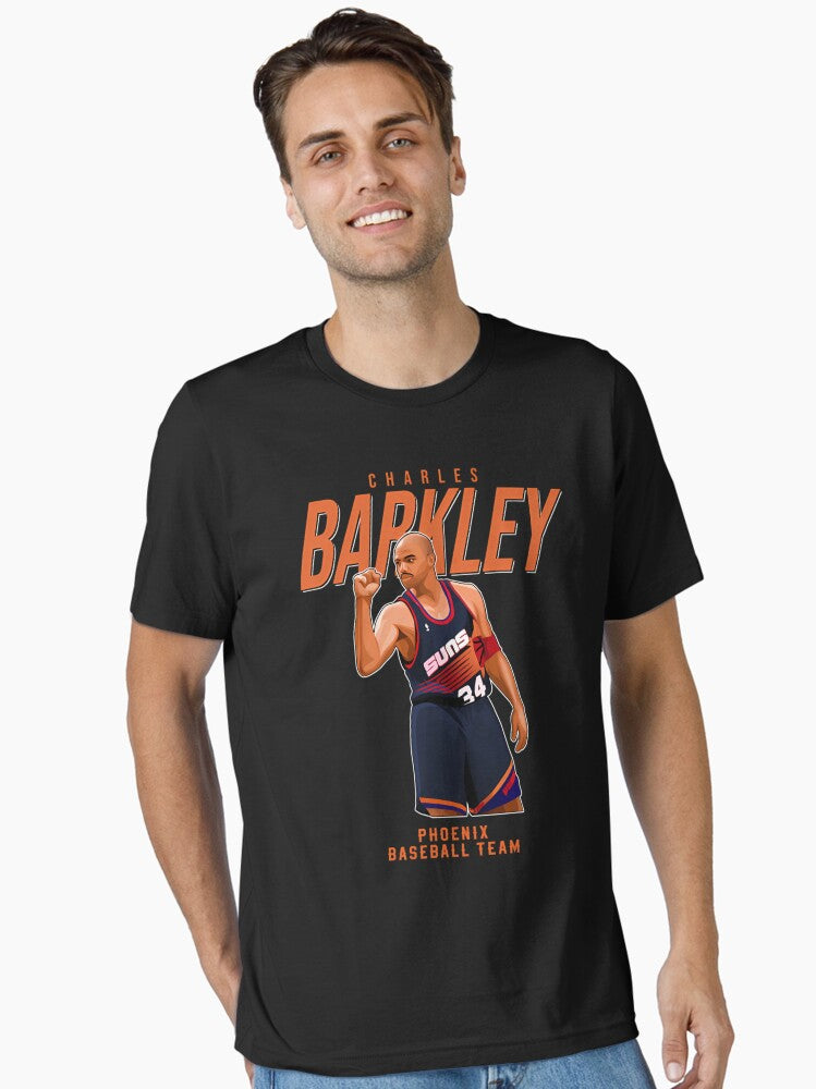 Charles Barkley 34 Phoenix Basketball Team Essential T Shirt T Shirt Premium Print Limited Drop Feel