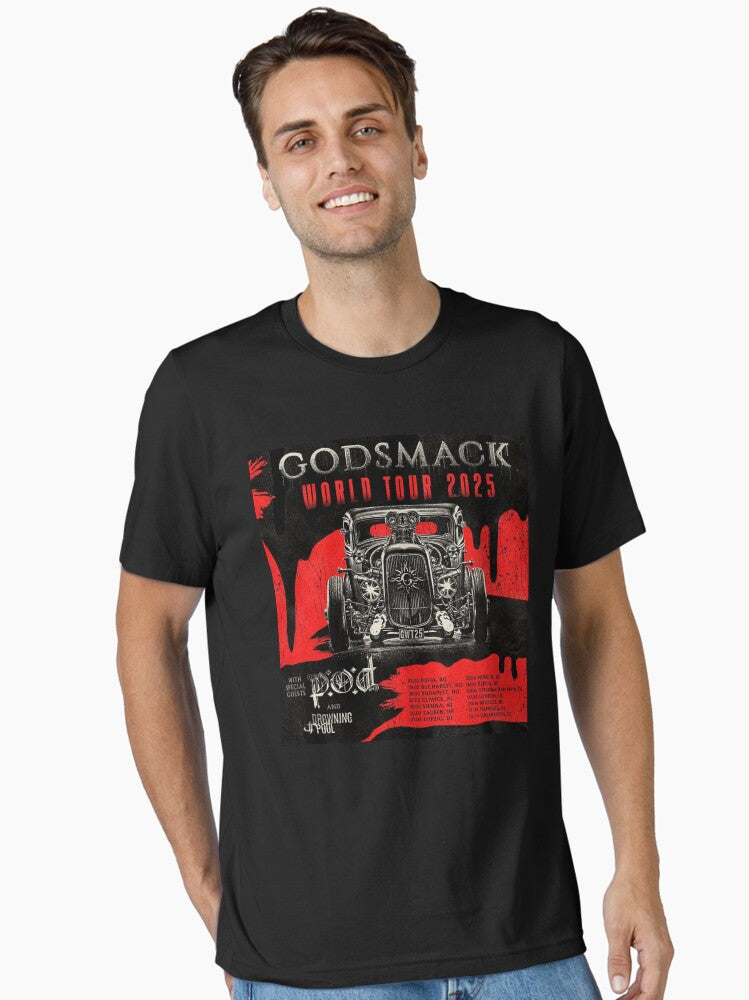 godsmack tour 2026 cobaaja Essential T-Shirt | Premium Unisex T-Shirt, Trending Graphic Tee