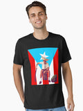 Bad Bunny Flag Essential T-Shirt | Premium Unisex T-Shirt, Trending Graphic Tee