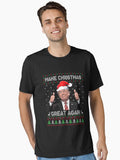 Funny Trump Make Christmas Great Again Ugly Sweater Xmas T Shirt Essential T-Shirt