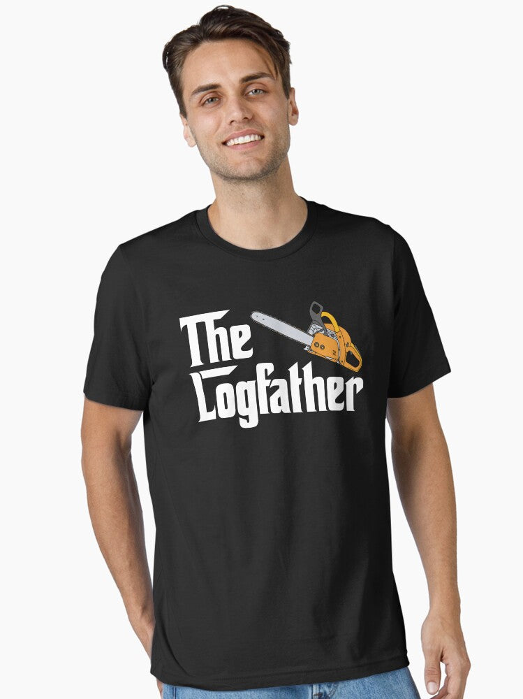 The LogFather Logger Tree Surgeon Dad Climber Funny Arborist Gift Essential T Shirt T Shirt | Comfort Fit | Daily Wea...