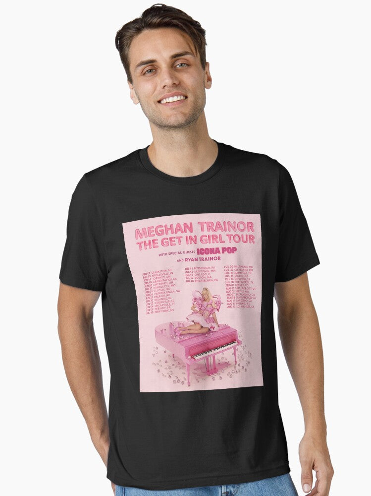Meghan The Get in Girl Tour dates 2026 isengin Essential T-Shirt | Premium Unisex T-Shirt, Trending Graphic Tee