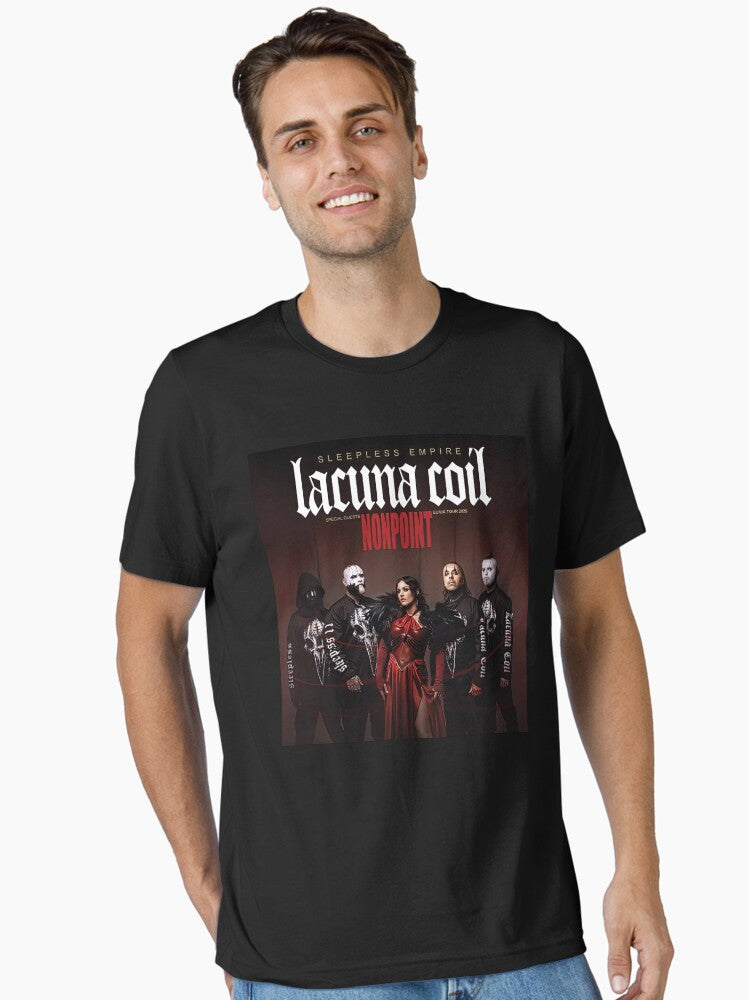lacuna coil sleepless tour 2026 isengaja Essential T-Shirt | Premium Unisex T-Shirt, Trending Graphic Tee