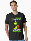 Christmas I Can’t Be Held Responsibles Grinchs Face Essential T-Shirt