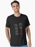 Musicians Product - Rock Paper Scissors - Ukulele Player Gifts Essential T-shirt | Trendy Graphic Tee | Casual Unisex T-shirt