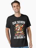 67 Meme 6 7 Christmas Dabbing Six Seven Bruh Funny Boys Kids Essential T-Shirt