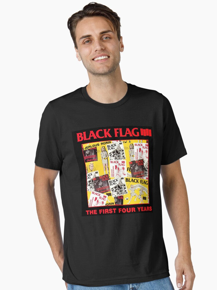 the black flag tour 2026 iseng Essential T-Shirt | Premium Unisex T-Shirt, Trending Graphic Tee