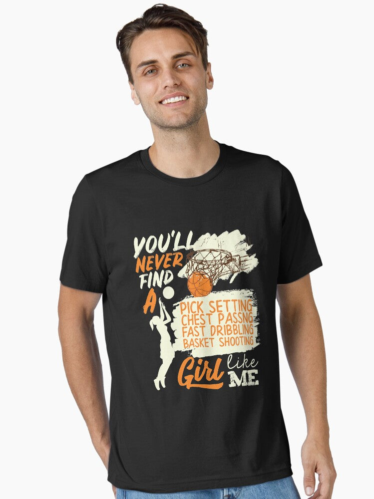 Basketball Girl Like Me Shooting Dribbling Essential T Shirt T Shirt Viral TikTok Best Seller Look