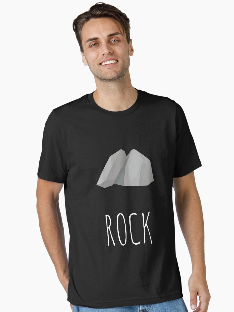 Rock Costume - Rock Paper Scissors - Funny Halloween Costume Essential T-shirt | Trendy Graphic Tee | Casual Unisex T-shirt