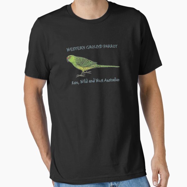 Western Ground Parrot by Wendy Binks Essential T-Shirt for Sale by Kyloring