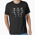Dancing Skeletons Wearing A Santa Hat Essential T-Shirt for Sale by BryanRason