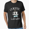Coffee And Labradors Essential T-Shirt for Sale by kudostees