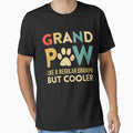 Grand Paw T-shirt Funny Grandpa Gift For Dog Lovers Essential T-Shirt for Sale by TeeSumody