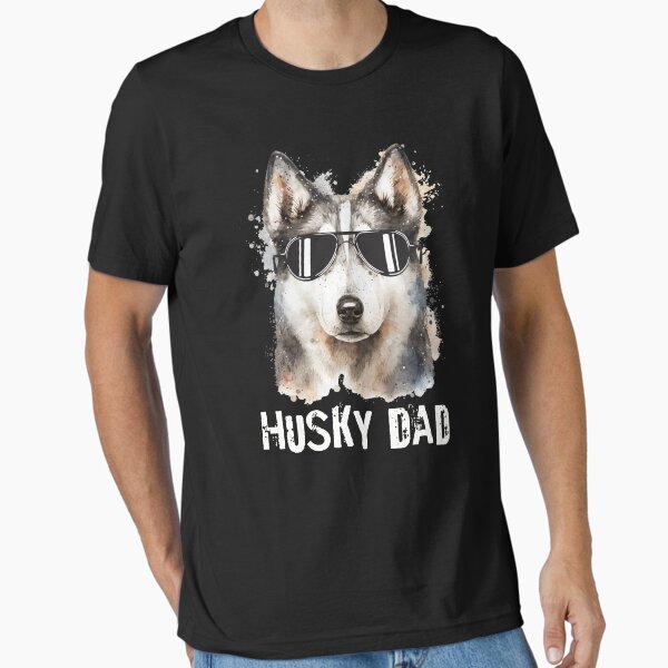 Husky Dad Essential T-Shirt for Sale by HuskyHuddle