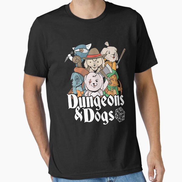 dungeons & dogs Essential T-Shirt for Sale by dwarfdavid