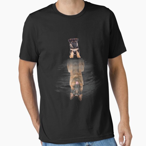 German Shepherd Dream Reflection Funny Dog Mom Dad Pet Lover Essential T-Shirt for Sale by MagicJohnson22