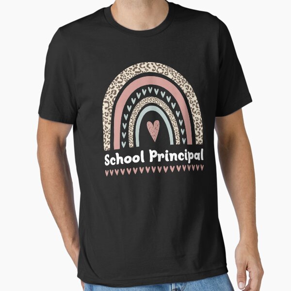 School Principal Leopard Rainbow Essential T-Shirt for Sale by Art-Max