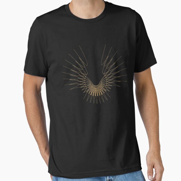 Gold Abstract Figure Grafic Pattern Illustration Gifts Essential T-Shirt for Sale by MagicBoutique