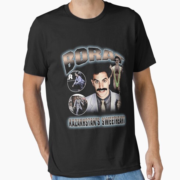 Borat - Bootleg Vintage Essential T-Shirt for Sale by CocoonsMarisol