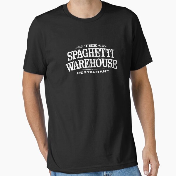 The Spaghetti Warehouse Essential T-Shirt for Sale by 24hrArtyPeople