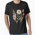 Vintage Floral Plant Foxglove Daisy Tulip Flower Girls Essential T-Shirt for Sale by lidanmasi