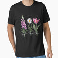 Foxglove Daisy Tulip Floral Lover Essential T-Shirt for Sale by lidanmasi