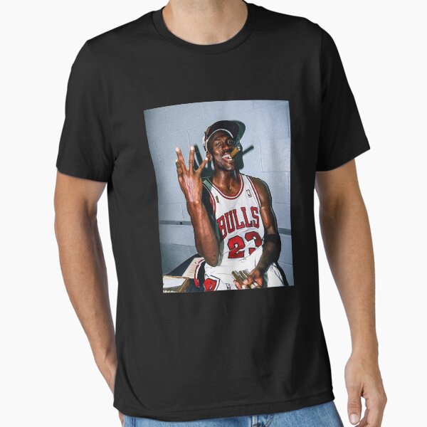 Micheal Jordan Cigar Classic Essential T-Shirt for Sale by LAURASPANTON