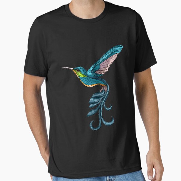 Hummingbird bird of paradise sailor bird gift Essential T-Shirt by redshirtz