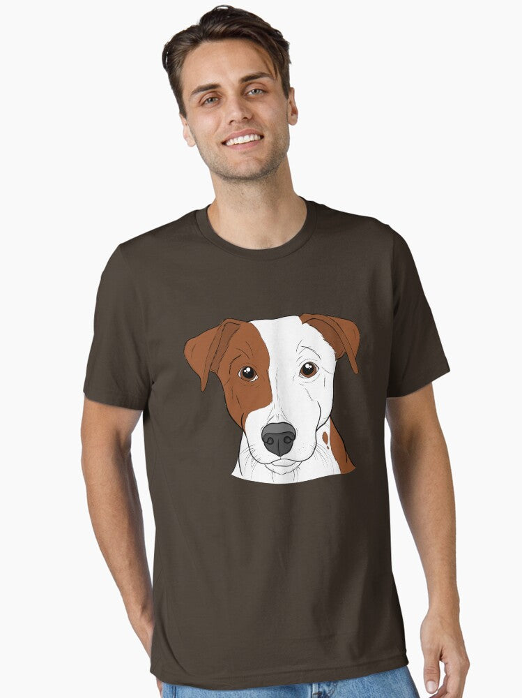 White and Tan Jack Russell Essential T Shirt T Shirt Viral US Style Top Rated